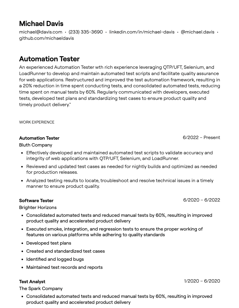 7-automation-tester-resume-examples-with-free-templates